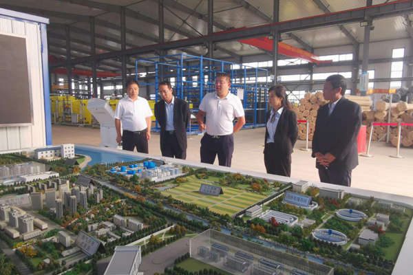 陜西航天建設集團有限公司總經理、黨委副書記謝明娟率隊赴遼寧一諾環保產業集團開展考察調研工作